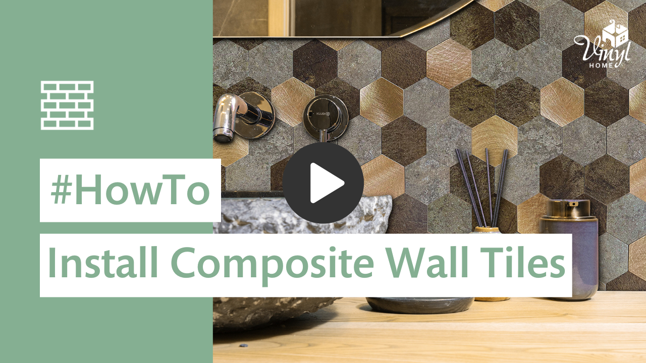 how to install composite wall tiles