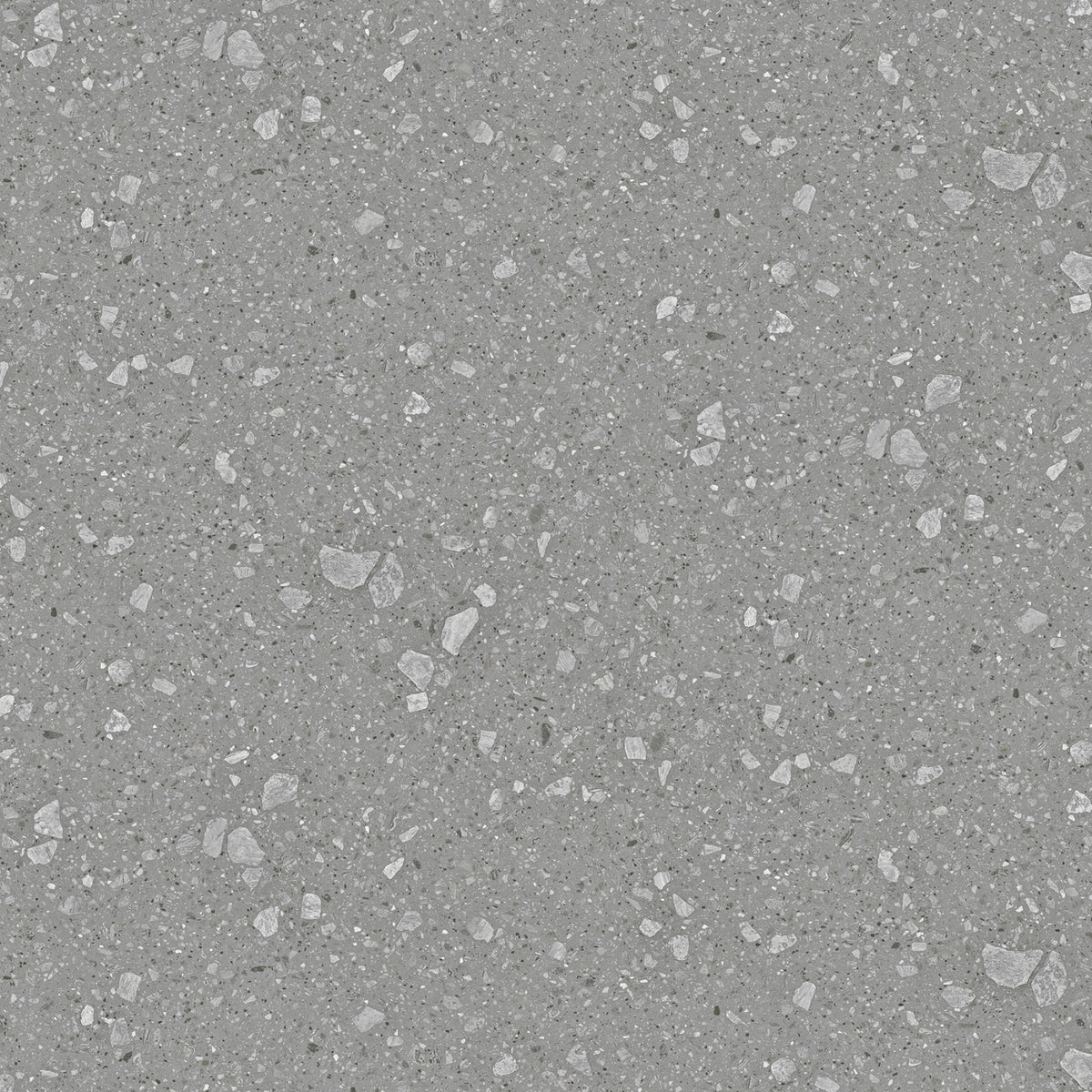 milano stone terrazzo mid grey adhesive vinyl design from TGA