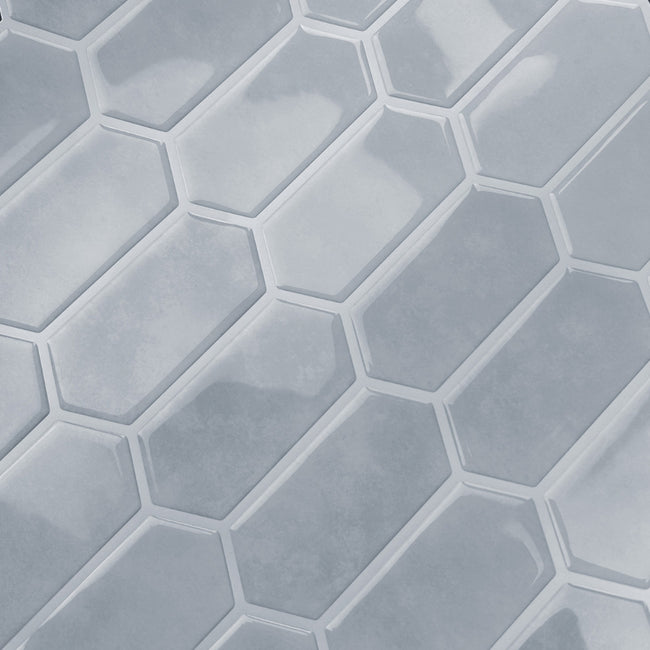 Hexagonal tile pattern in blue color