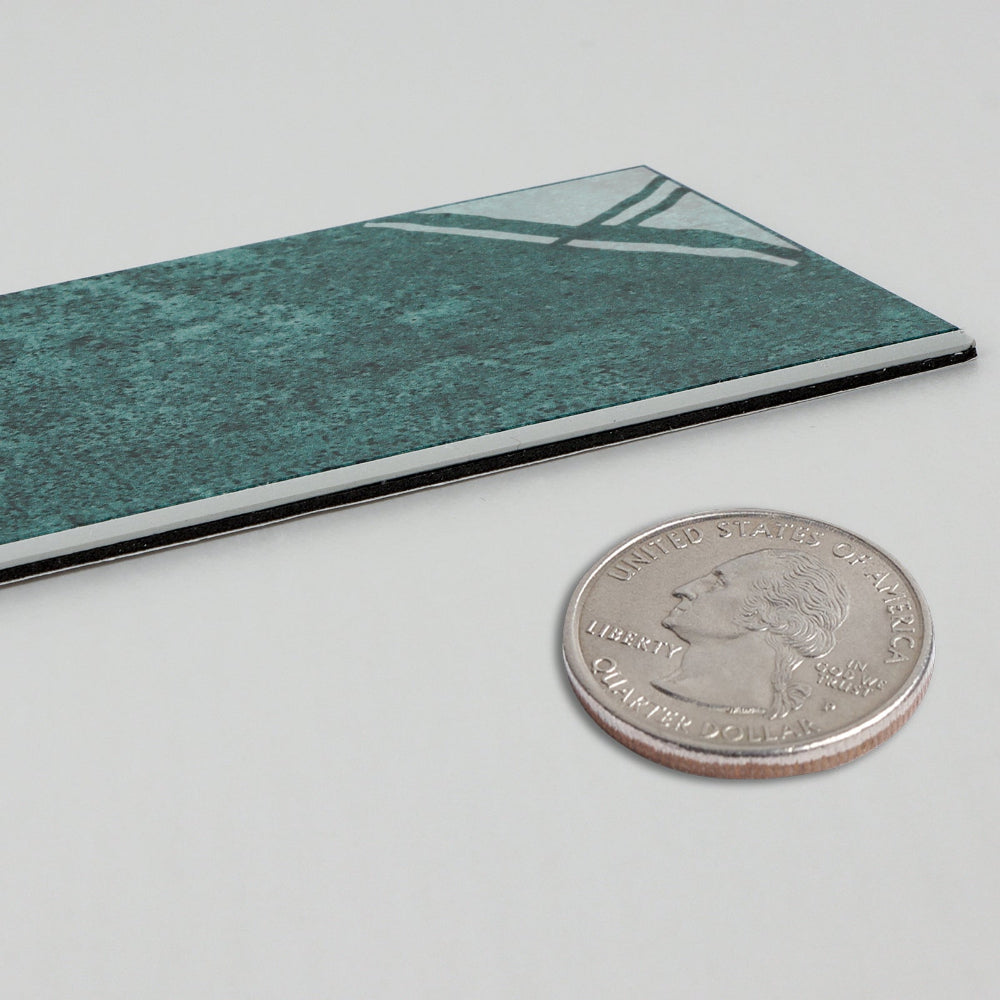 Flexi green gloss composite wall tiles thickness