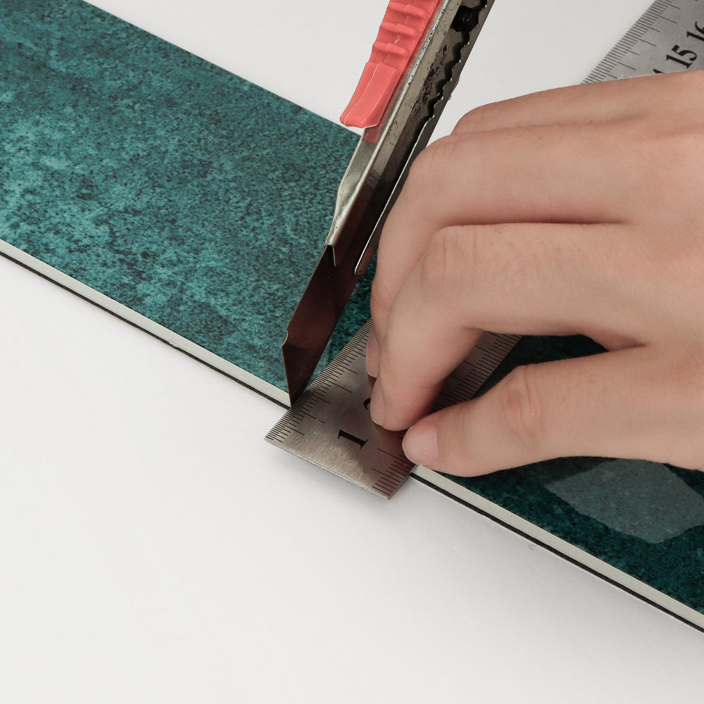 Flexi green gloss composite wall tiles cut