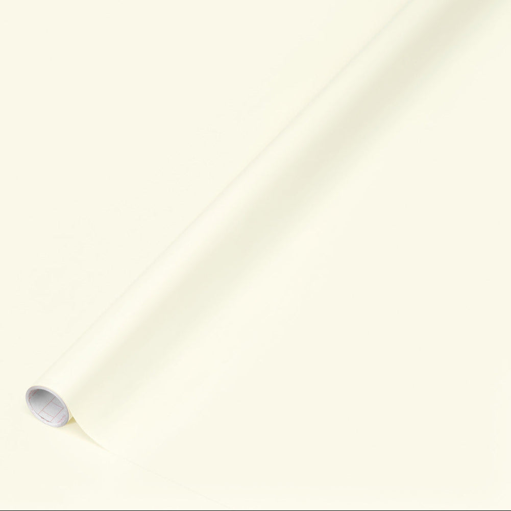 Off white matte adhesive vinyl roll