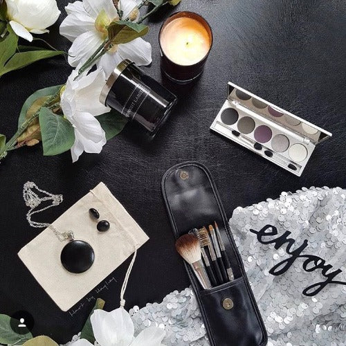 Black Leather - 45cm x 2m - Vinyl Home®