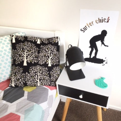 Black Leather - 45cm x 2m - Vinyl Home®