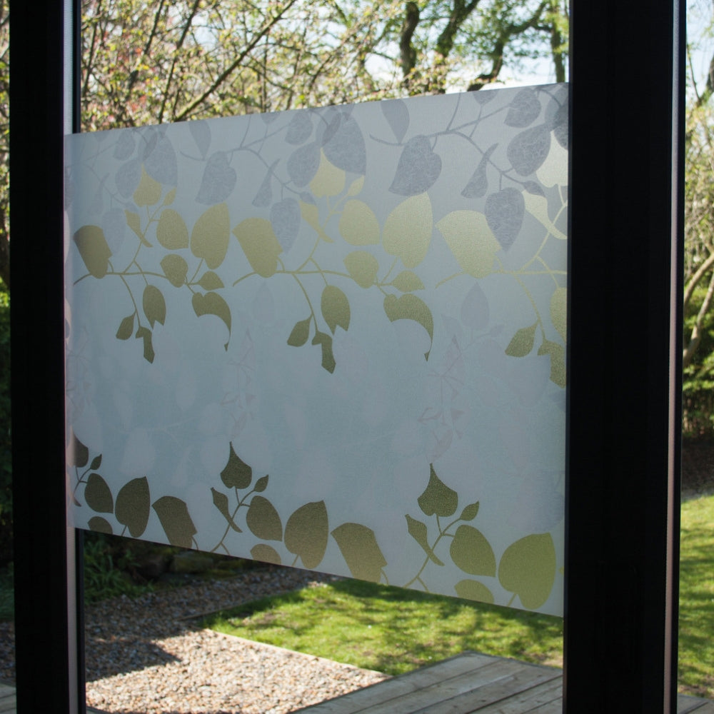 Amena static cling window film from inside