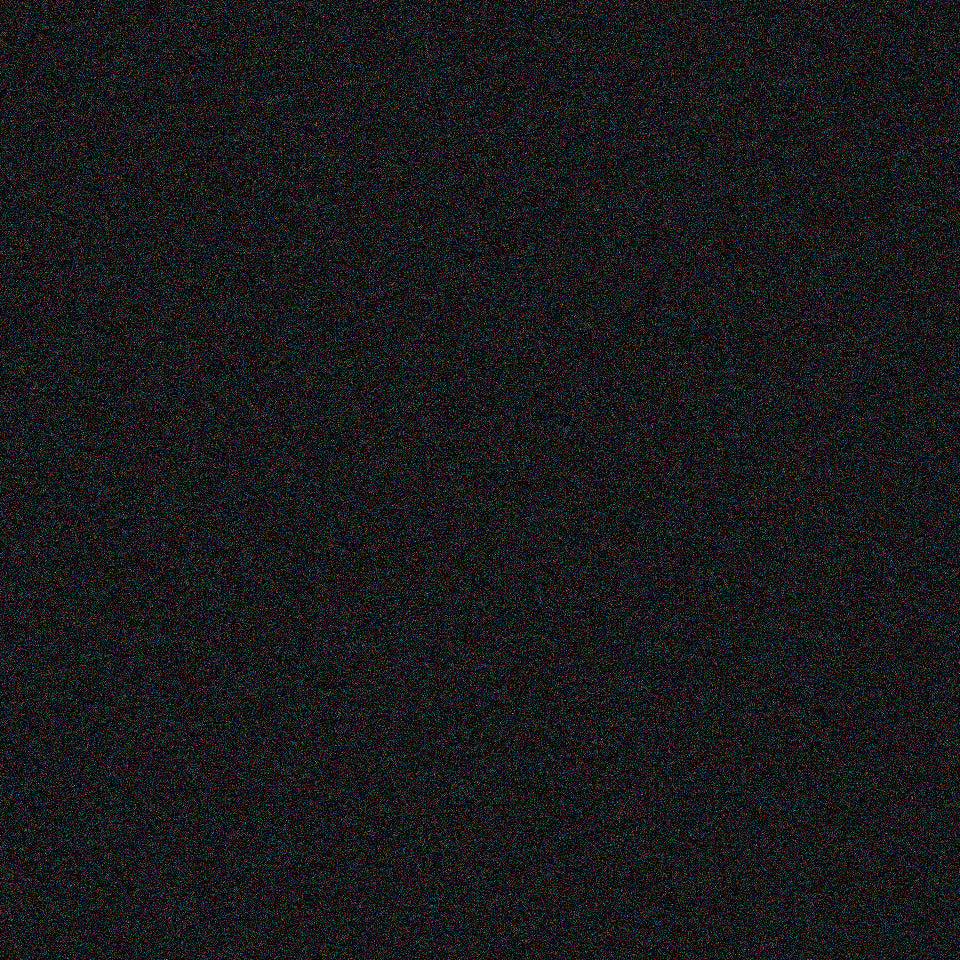 Solid black color swatch