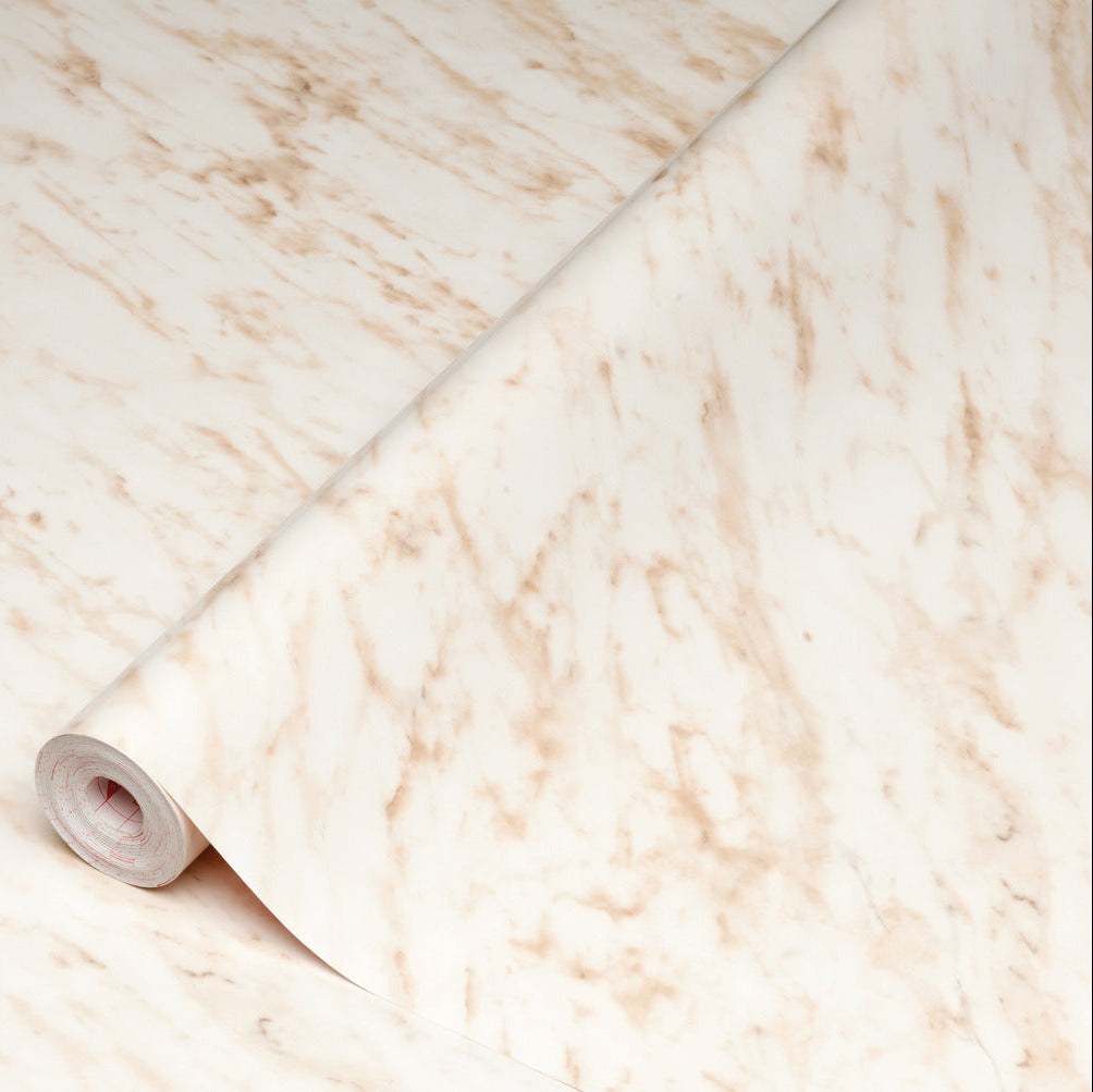 Carrara beige adhesive vinyl roll
