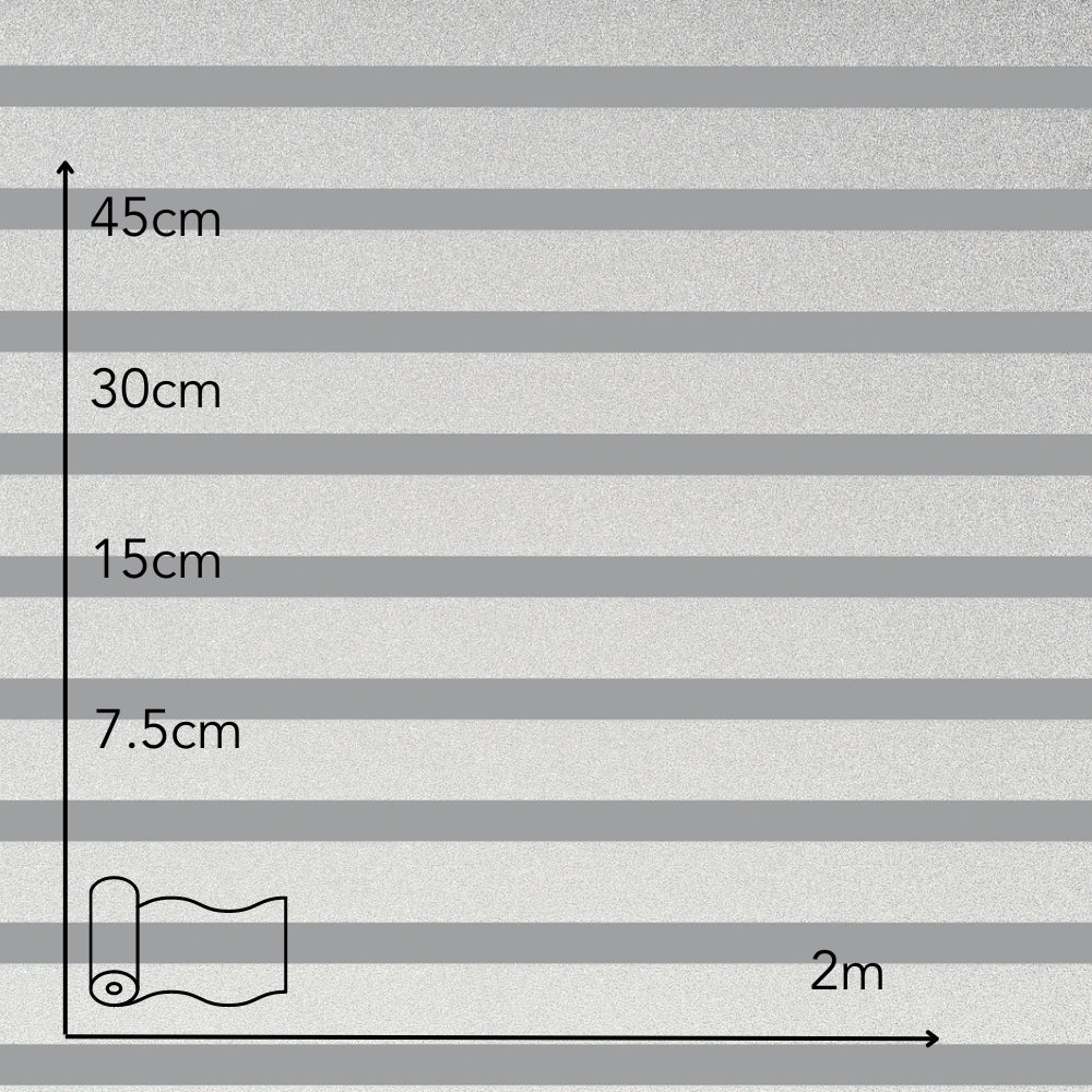 Clarity | Premium Static Cling Window Stripes - various sizes