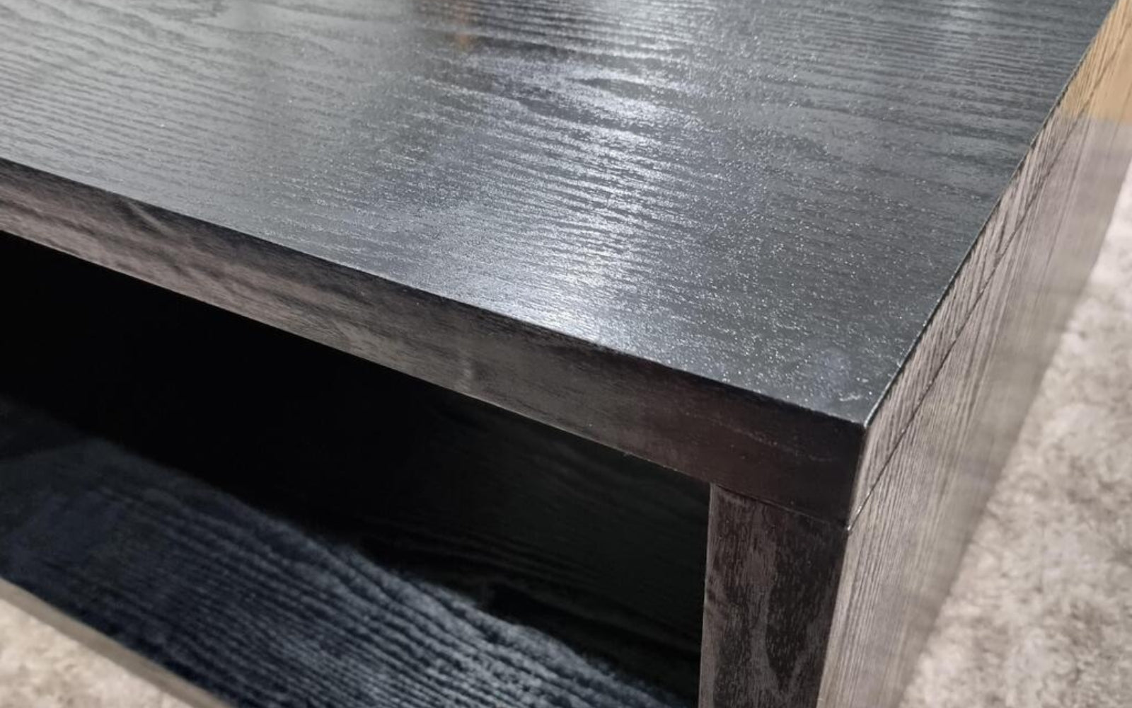 customer photo adhesive vinyl table blackwood
