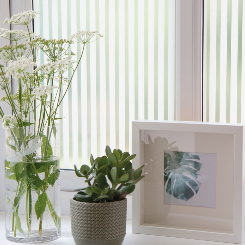 Linia static cling window film close up