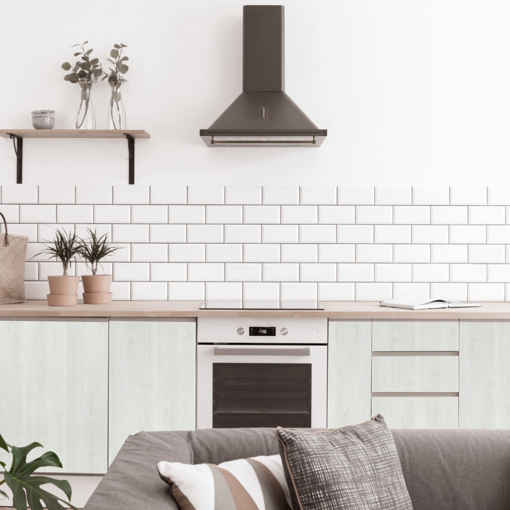 Nordic elm adhesive vinyl kitchen