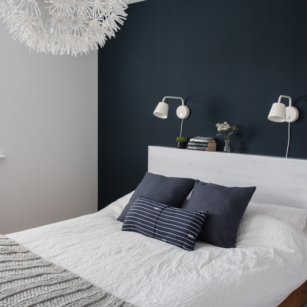 Nordic elm adhesive vinyl bed headboard