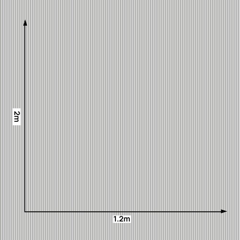 Reeded window film measurements