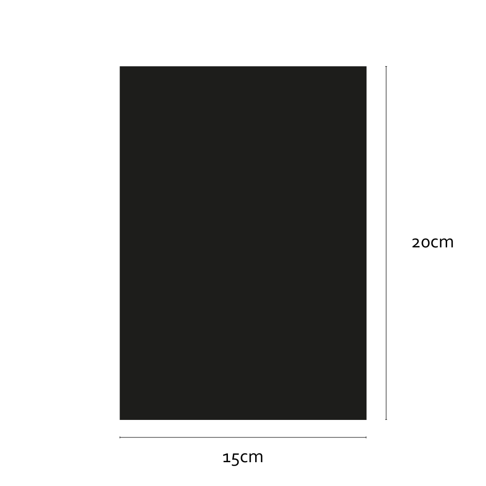 Sample black glossy adhesive vinyl