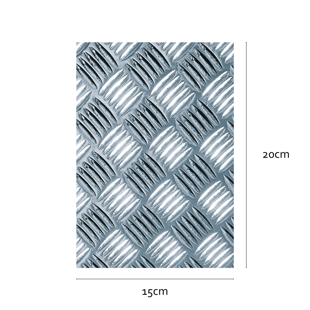 Sample chequered plate adhesive vinyl