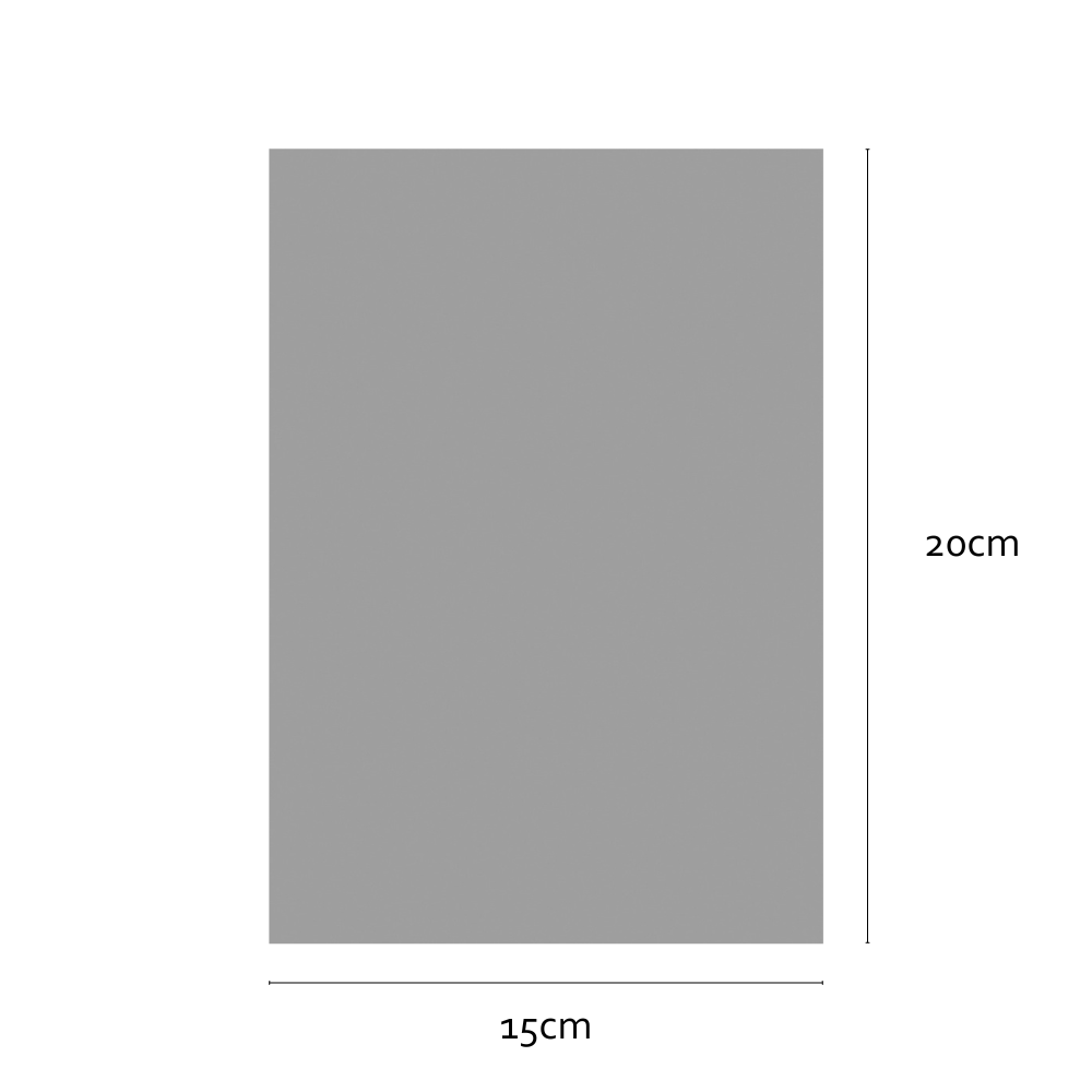 Sample grey matte adhesive vinyl