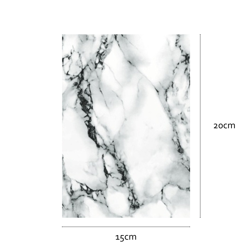sample marmi white adhesive vinyl