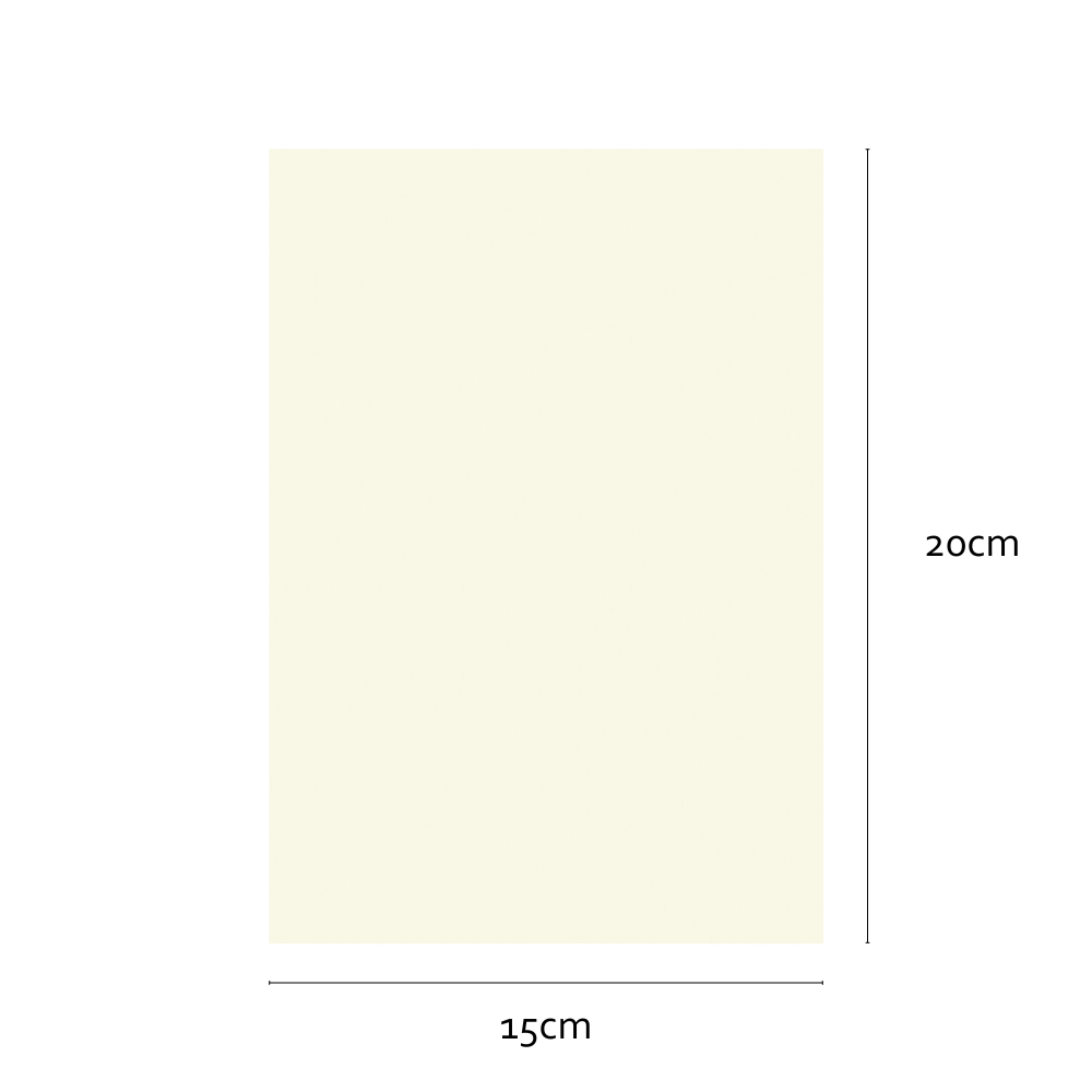 Sample off white matte adhesive vinyl