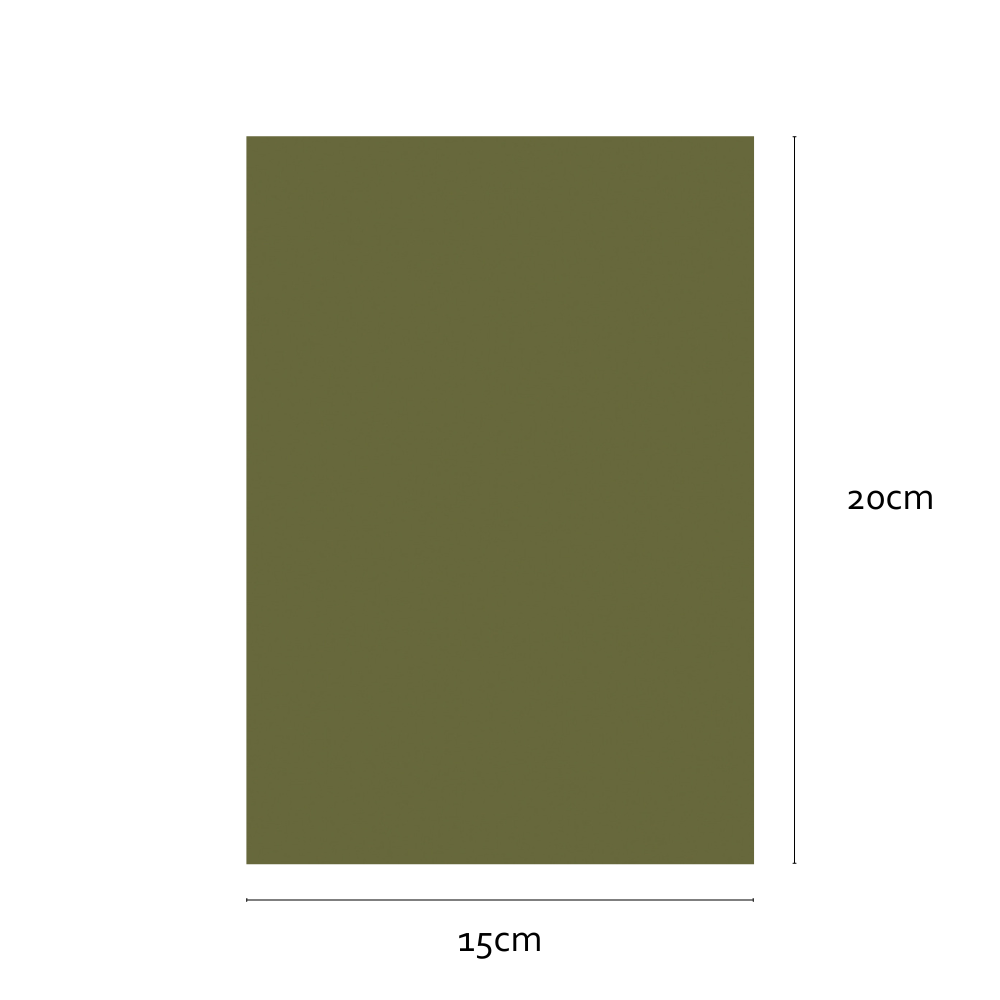Sample olive green matte adhesive vinyl
