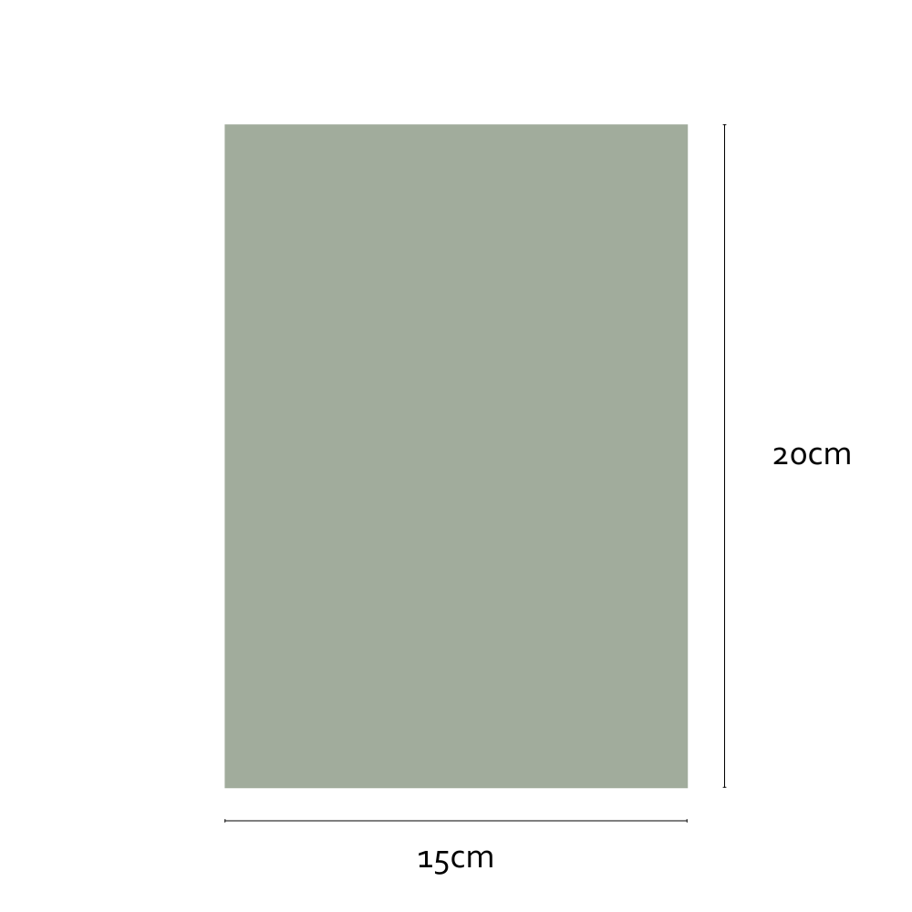 Sample sage green matte adhesive vinyl