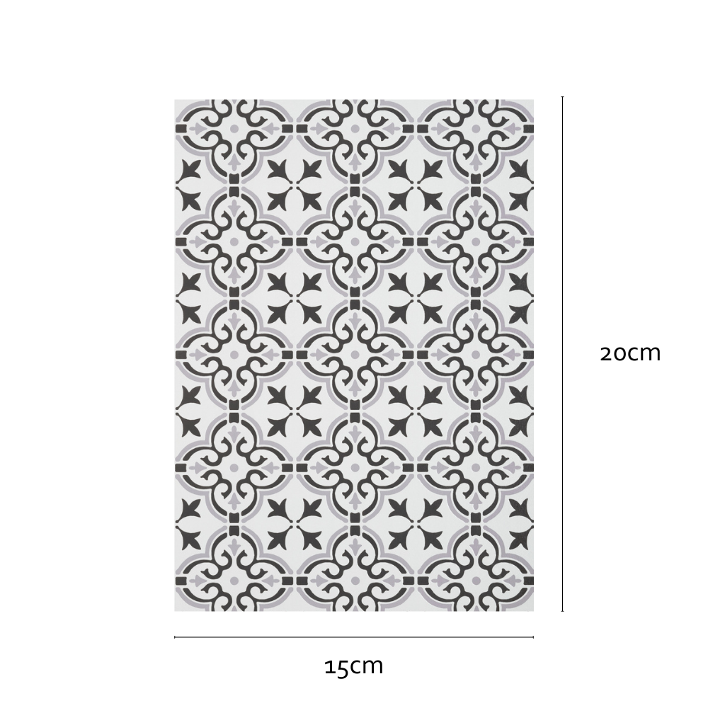 Floral Shapes vinyl wallpaper sample piece
