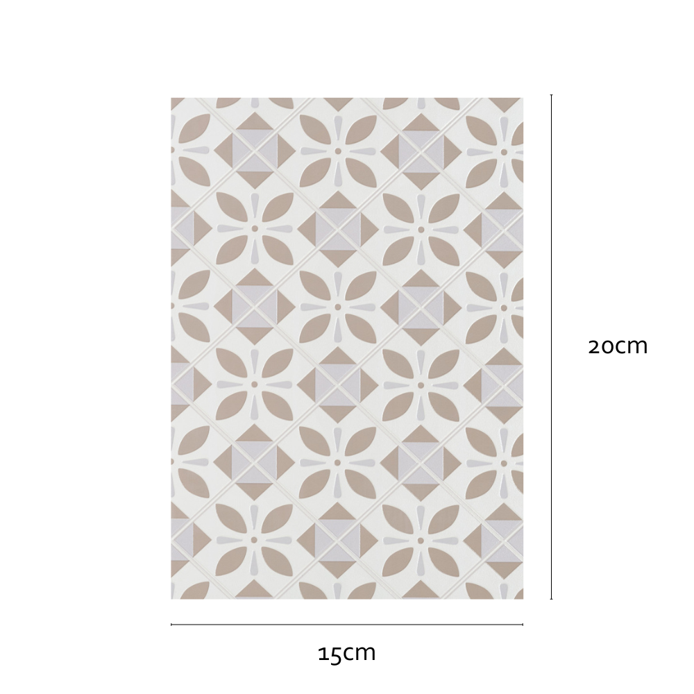 Oriental elements vinyl wallpaper sample piece