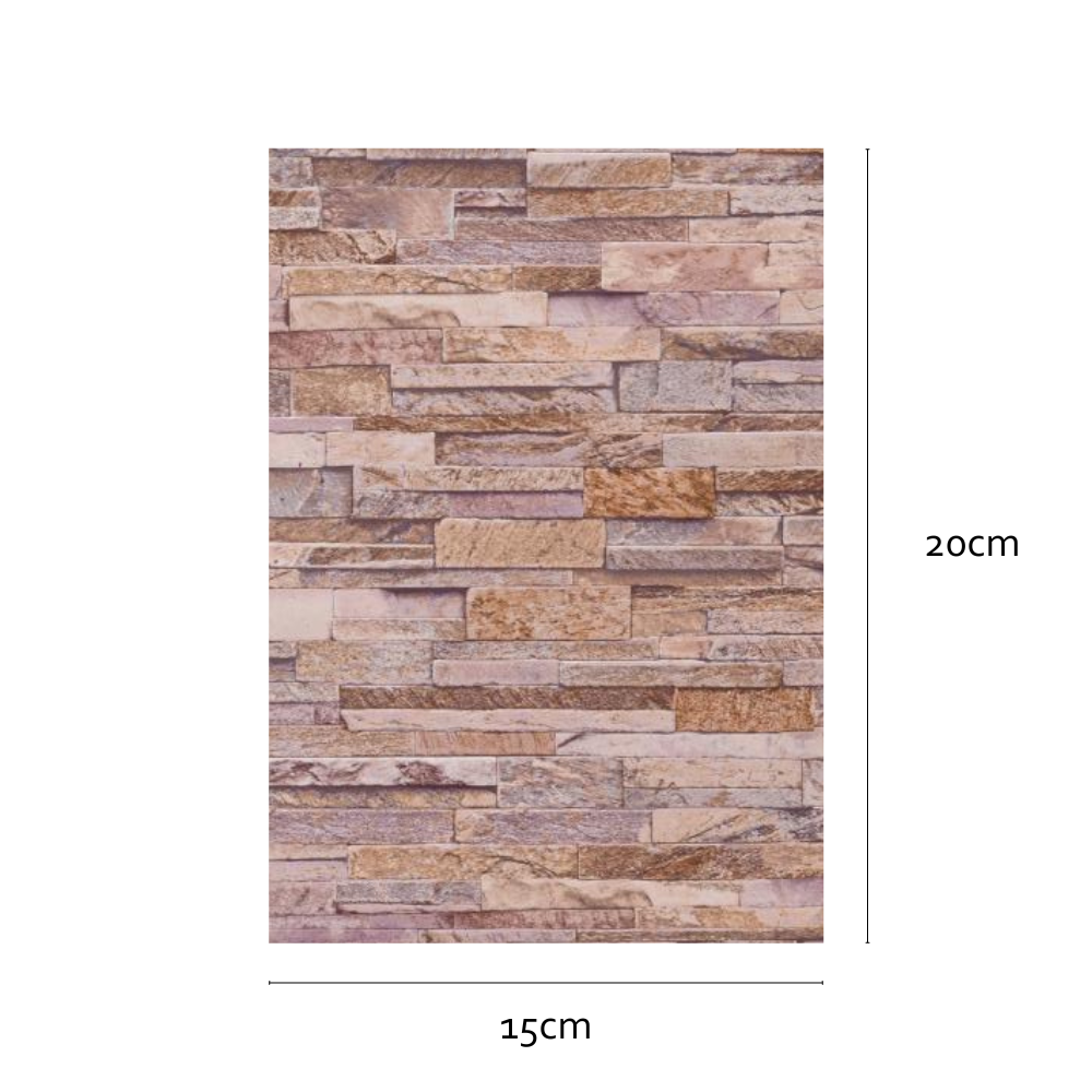 Stonewall sand vinyl wallpaper sample piece