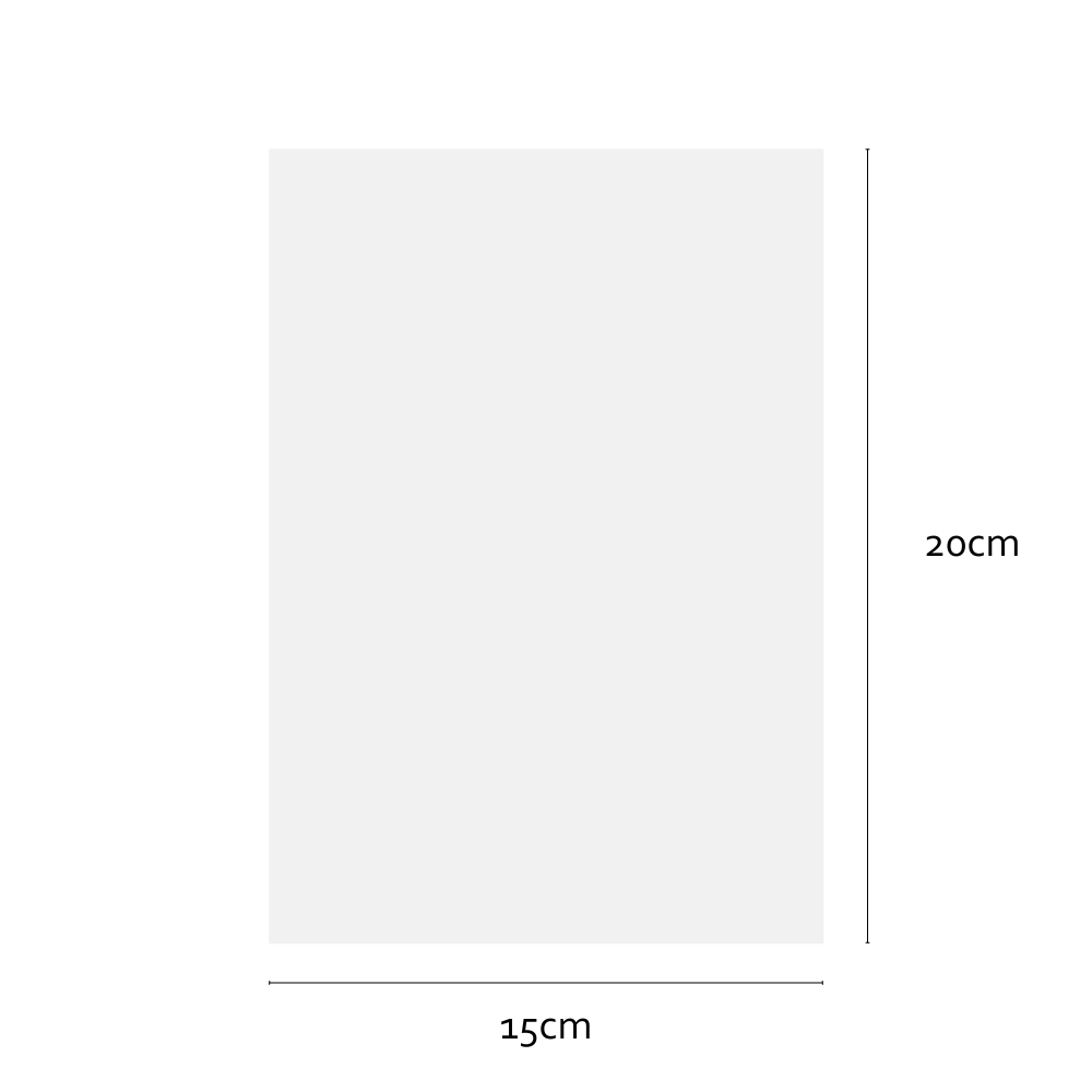 Sample white matte adhesive vinyl