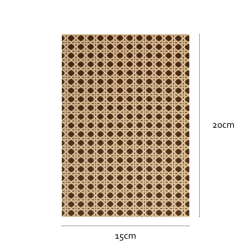 sample woven cane adhesive vinyl