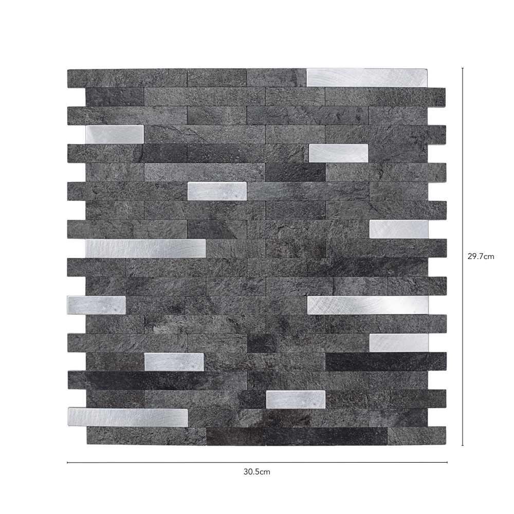 Stone Metal Slate Grey Tiles Dimensions
