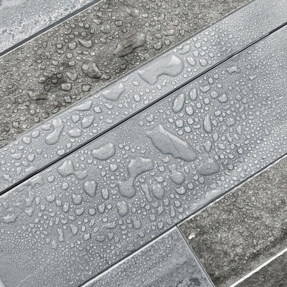 Stone wall grey composite tiles waterproof suface