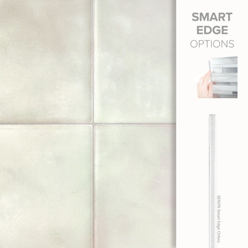 Zellige Zagora Beige Semi-gloss | Self-adhesive 3D Tiles - 22.8cm (W) x 22.8cm (H) x 1.8mm (T)