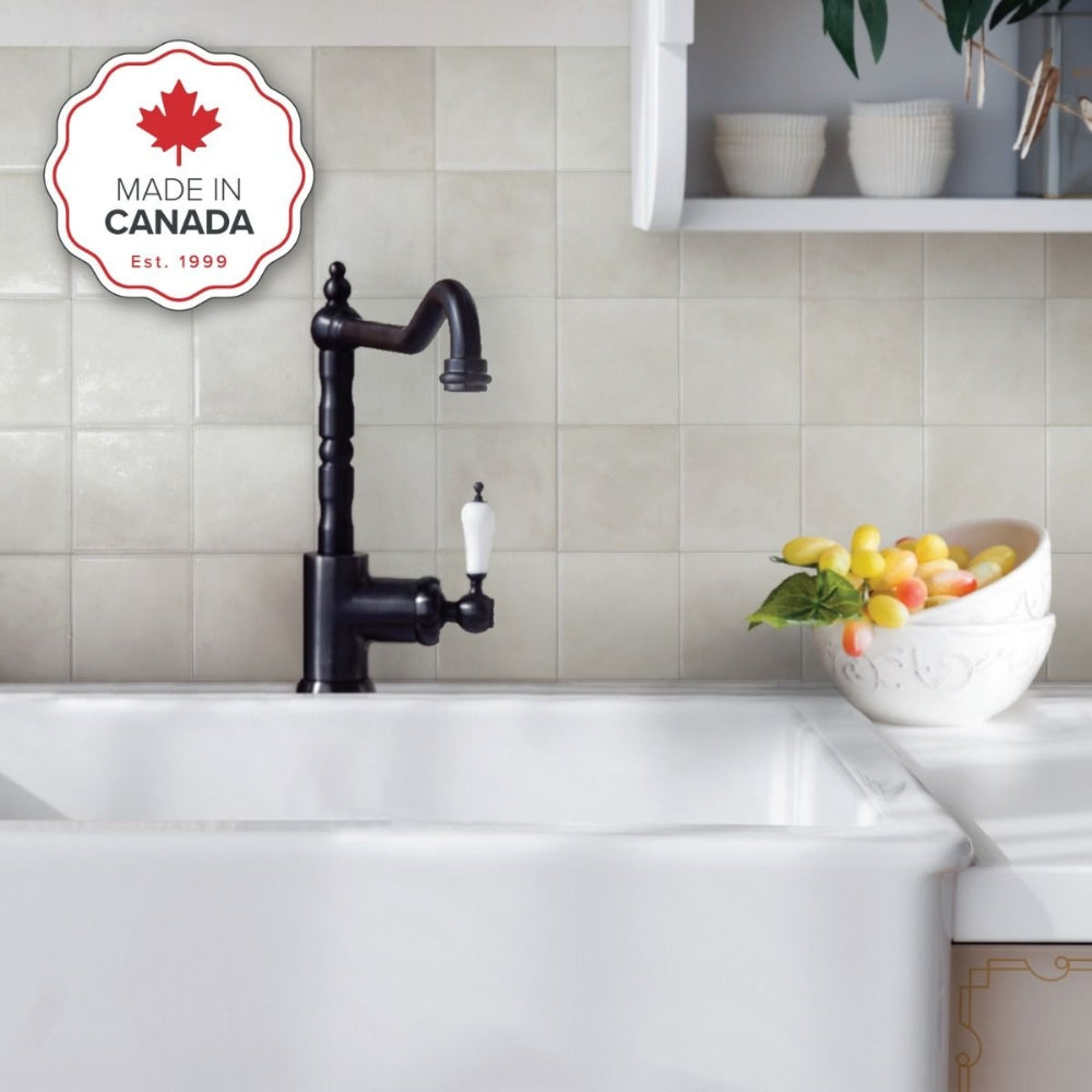 Zellige Zagora Beige Semi-gloss | Self-adhesive 3D Tiles - 22.8cm (W) x 22.8cm (H) x 1.8mm (T)