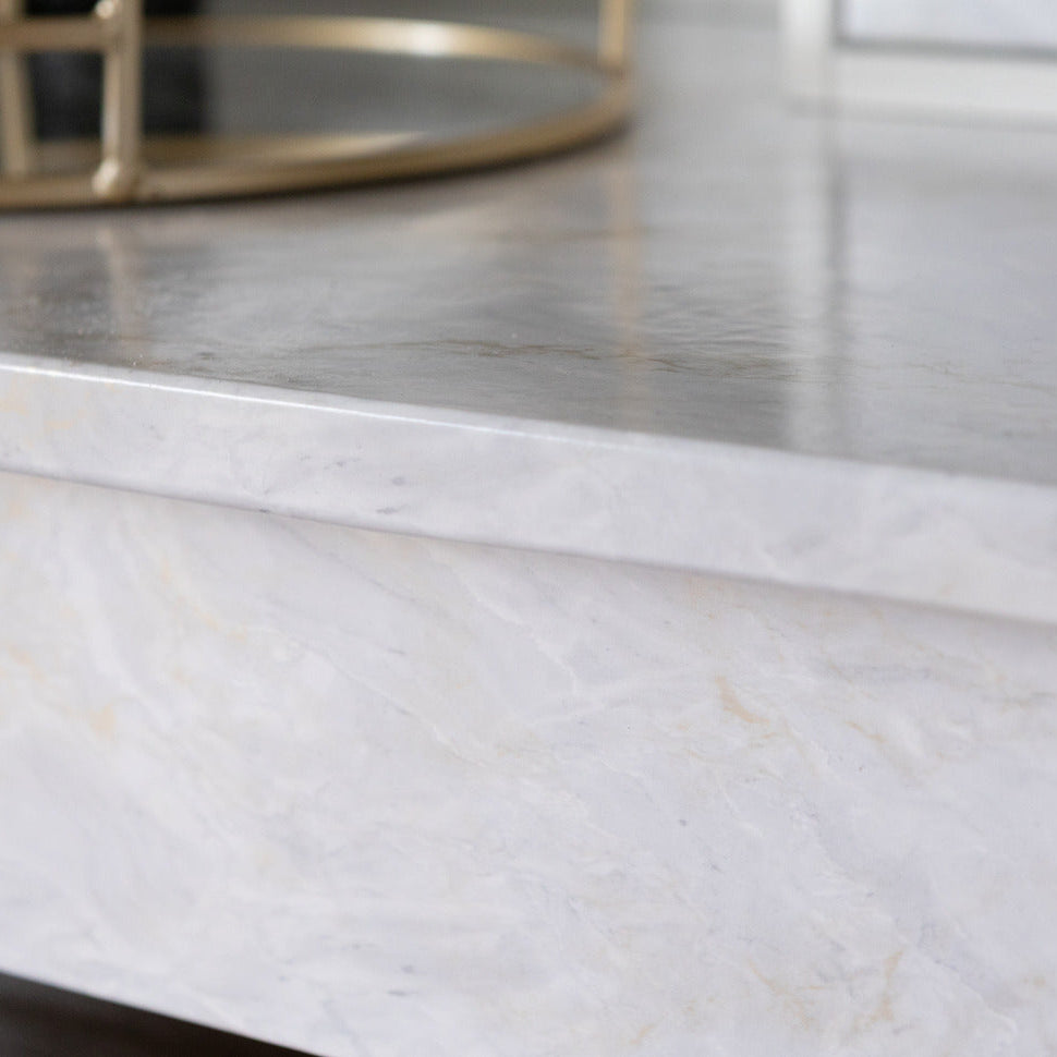 Cortes gold adhesive vinyl wrapped edge
