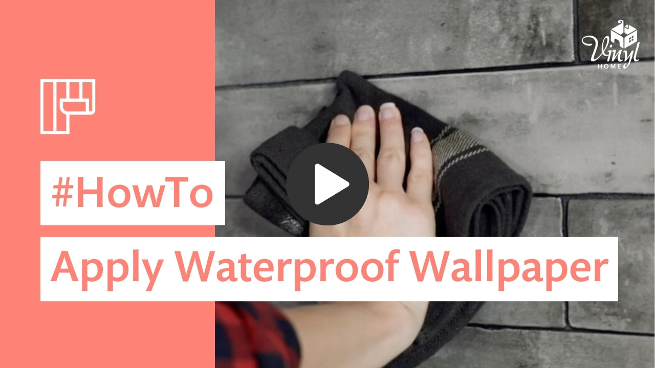 How to apply vinyl wallpaper