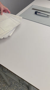 Zellige Sandy Stone peel and stick tiles installation