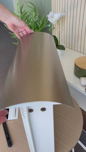 Champagne Nickel Metallic adhesive vinyl architecural grade from TGA