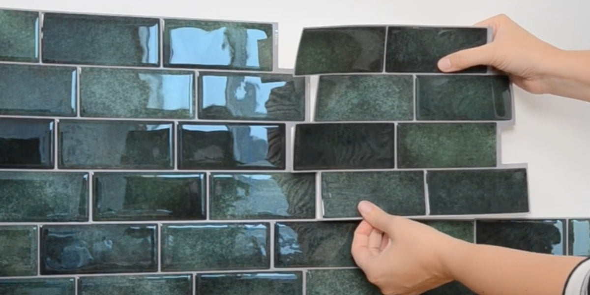 Self-adhesive wall tiles